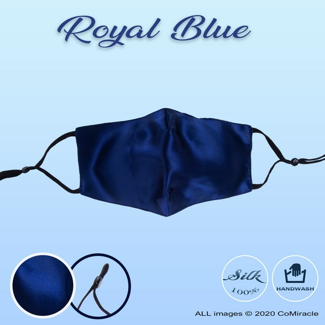 100 Mulberry Silk Mask Elegant Handmade Luxury Face Mask Adjustable