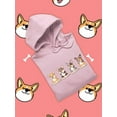 thumbnail image 3 of Corgi Puppies Banner Hoodie Women -Image by Shutterstock, Female 5X-Large, 3 of 4