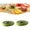 Green, variant on Silicone Fruit Storage Box, Silicone Fruit Storage Containers, Fruit And Vegetable Anti-Oxidation Storage Box, Silicone Fruit and Vegetable Storage Containers Set for Fridge Keep Fresh (2 Pcs, Green)