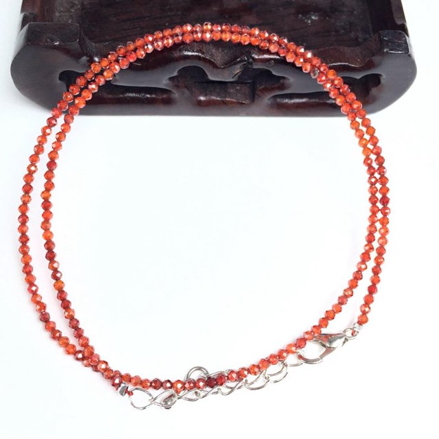Piedra de turmalina de ágata de cuarzo de cristal natural 2-3 mm Cuentas de corte Mini collares Pulsera son adecuados para regalos de hombres y mujeres Tan Jianjun unisex