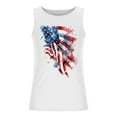 thumbnail image 5 of VBTAPA 4th of July Shirts for Men American Flag Tank Top 1776 Patriotic T-Shirts Sleeveless Gym Workout Graphic Tee Top White XL, 5 of 6