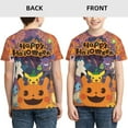 thumbnail image 3 of Pokemon Halloween Boys Short Sleeve Quick Dry Sun Protection Rash Guard Shirt Swimwear Surf Top for Boys 6-16 Years,M, 3 of 5