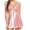 Pink, variant on Black*Friday Deals Clearance GaThRRgYP Sun Dresses for Women Plus Size,Ladies Cute Girl Solid Erotic Lingerie Sexy Imitation Silk V Neck Halter Nightdress