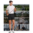 thumbnail image 3 of PULI Golf Shorts Men 5 Inch Inseam Stretch Casual Dress Shorts with Pockets Waterproof Lightweight Quick Dry, 3 of 6