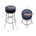 thumbnail image 2 of Trademark Gameroom Washington Capitals Watermark Bar Stool with Padded Seat, 2 of 5