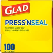 Glad PressN Seal Multipurpose Sealing Food Wrap, 100 sq ft Roll
