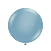 Tuftex 17" Blue Slate Pastel Latex Balloons (50ct)