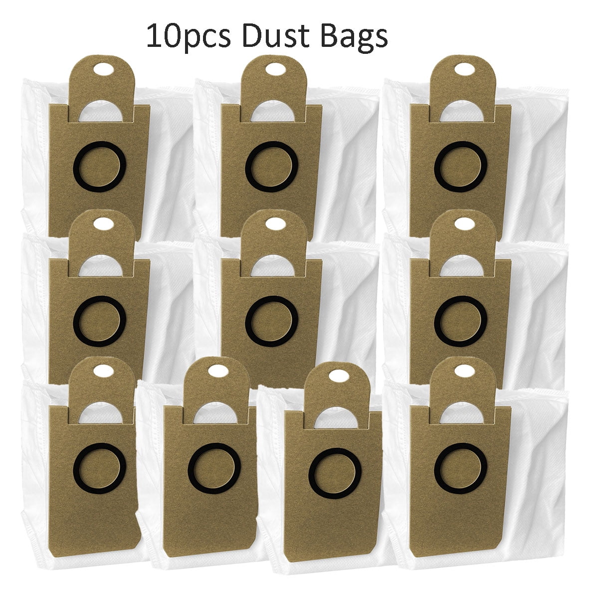 JINGT 10 Packs Reusable Dust Bag for iHome AutoVac Nova Self Empty Robot Vacuum Parts