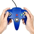 thumbnail image 5 of 2Pack N64 Controller, Luxmo Classic Retro Wired Controllers Gamepad Controller Joystick for N64 Console Video Games System（Blue）, 5 of 7