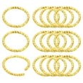 thumbnail image 1 of Anillo de encanto de copa de vino Uxcell de 1.8 x 20 mm, paquete de 100 en dorado, 1 of 6