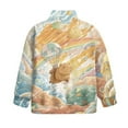 thumbnail image 6 of Xoenoiee Capybara Rainbow Cloud Print Girls Sweatshirts Half Zip Pullover Fleece Quarter Zipper Hoodies 2025 Fall Sportswear Fashion Outfits Clothes, Size 7-8 Years, 6 of 7