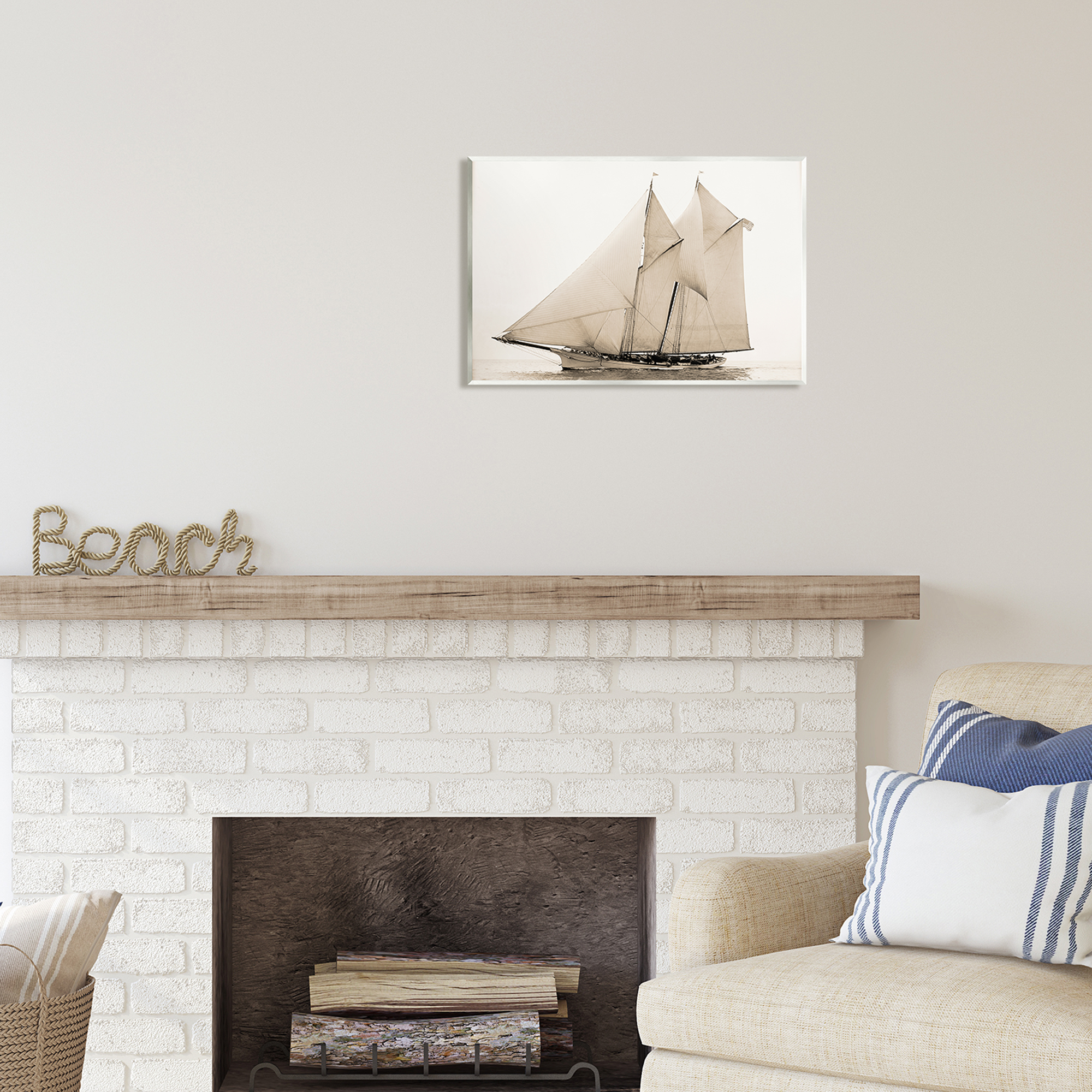 Stupell Industries Vintage Ship Photography Transportation Photography Unframed Art Print Wall Art, 19 x 13