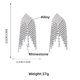 thumbnail image 2 of Sonducket Women Rhinestone Earrings Ears Dangles Party Dressing Tassel Banquet Hanging Ladies Decorations Earring Jewelry Decor Ropa, zapatos y accesorios Miscelánea plata Sonducket AP006637-01, 2 of 6