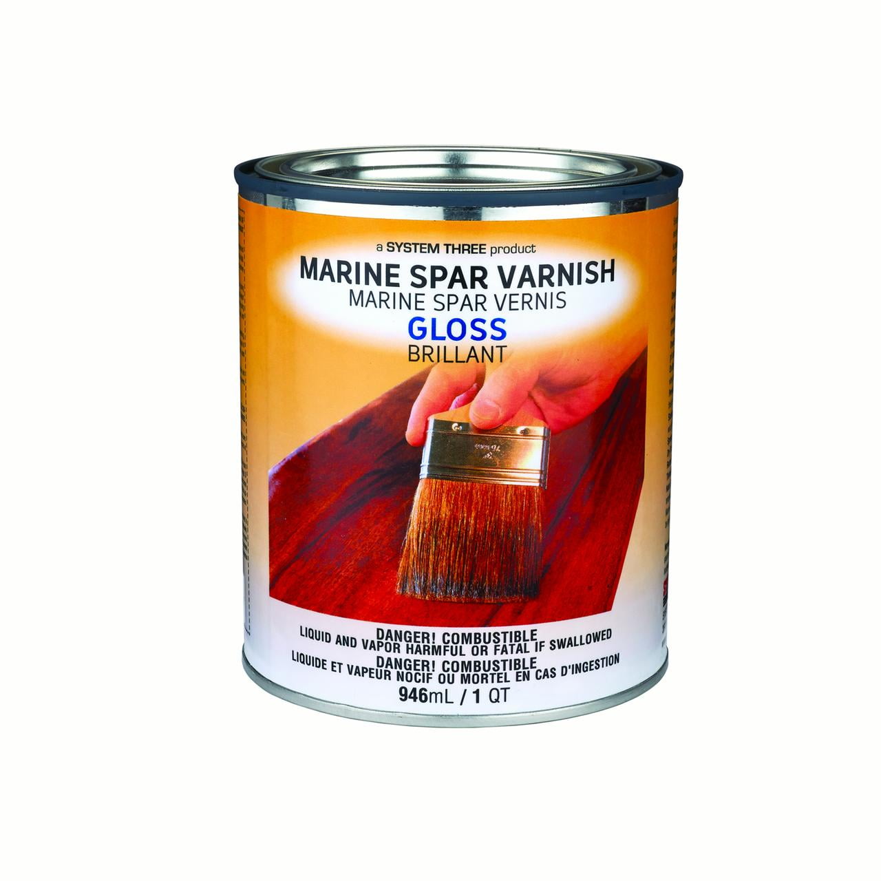 System Three Spar Urethane, Gloss, Quart