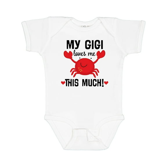 Inktastic My Gigi Loves Me Grandkids Boys or Girls Baby Bodysuit
