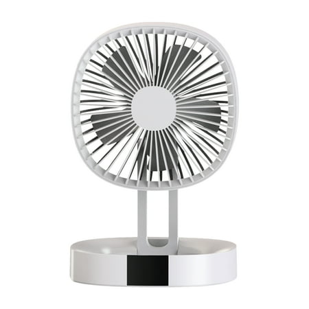 

Protable Desk Fan 2000 mAh Mini Personal Fan Battery Operated Speed Adjustable for Home Office Car Outdoor Travel Quiet Table Fan Wall Fan Cooling Fan Wireless Silent Laptop Hanging USB Rechargeable