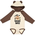 thumbnail image 3 of Inktastic Monkey I Love Hanging out with My Uncle Boys or Girls Long Sleeve Baby Bodysuit, 3 of 5