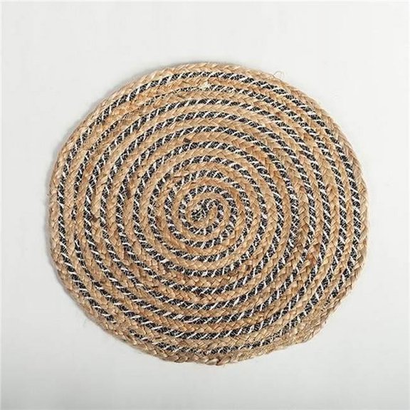 Jute & Cotton Wrapped Round Placemat