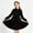 Black, variant on ATOGUTA Girl's Fall Dresses Kids Crewneck Casual Sweater Dress for School, Parties, Travel, Basic Size 5T-15