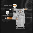 thumbnail image 5 of iMeshbean 3/4" Shaft Horizontal Pressure Washer Pump , 2200-3000 PSI, 2.5 GPM, Replacement Pump Includes Hardware for Residential and Industrial Gas Powered Machines, 5 of 9
