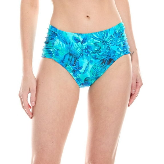 Next womens  High-Waist Chopra Full Tab Bikini Bottom, m, Blue