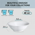 thumbnail image 2 of LIFVER 48 oz Large Deep Soup Bowls, Set of 4, White, 2 of 7