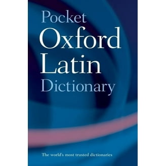 Latin dictionary、Classical dictionary Oxford Latin Desk Dictionary - Walmart.com