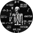 thumbnail image 1 of Reloj de pared Creative Skeleton Math Design 30 cm, 1 of 1