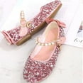 thumbnail image 6 of Esaierr Little Toddler Girl's Mary Jane Shoes Adorable Sparkle Princess Party Girls Dress Shoes Girls Ballet Flat Kid Dress Shoe (Toddler/Little Kid), 6 of 9