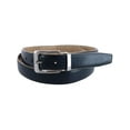 thumbnail image 2 of CTM® Leather Matte Reversible Croc Print Clamp on Buckle Belt, 2 of 5