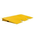 thumbnail image 2 of 49"x86" Heavy Duty Shipping Container Loading Ramps, 14,000 Lbs Capacity - Forklift Compatible Cargo Container Ramp for Loading & Unloading - Made with HD 10 Gauge Steel, 2 of 7