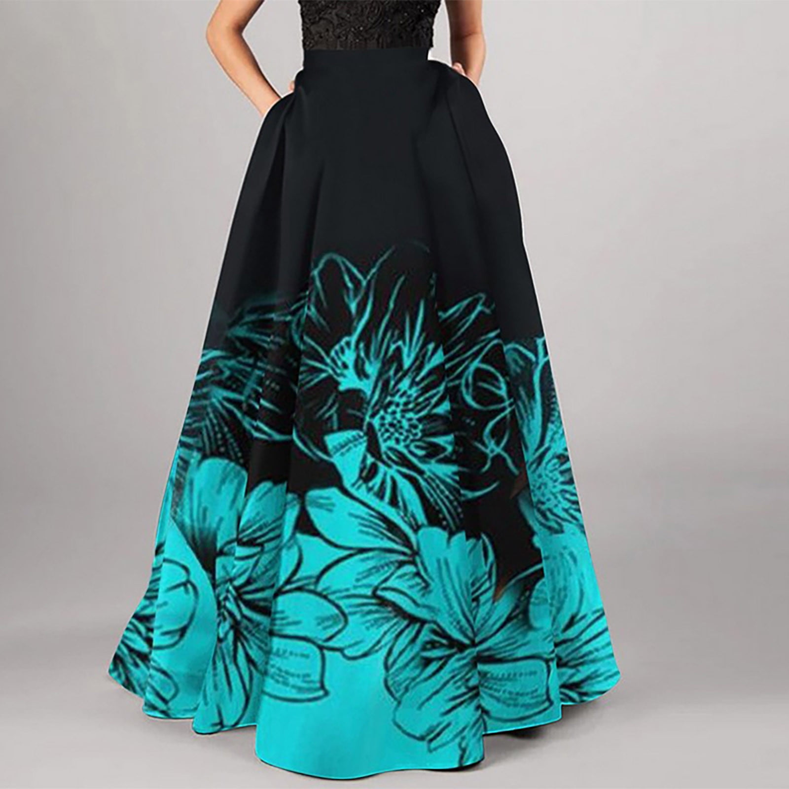 Lime Green Floral Print Loose Fit Skorts for Women Maxi Long Beach Formal  Prom Party Gowns Evening Happy Holiday Gift Bohemian Hawaiian High Leg  Tropical Skorts Women 2025 XL - Walmart.com