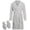 Light Grey, variant on Too Cool 2 Sleep Boys Bath Robe and Slipper Set - 2 Piece Plush Fleece Hooded Bathrobe & Slippers