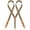 Rainbow, variant on Men Y Back Leather Suspenders Bronze Clips Braces Wedding Party Detachable Suspenders