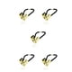 thumbnail image 2 of Qarigey Lazos para el cabello Alta elasticidad Estilo simple Ajustable Anillo de cola de caballo Oro 5Conjunto, 2 of 6