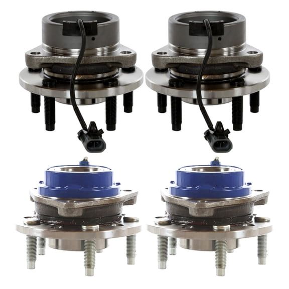 AutoShack Front and Rear Wheel Bearing Hub Assembly with ABS Set of 4 Replacement for 2005-2010 Chevy Cobalt 2006-2011 HHR 2004-2007 Saturn Ion 2005-2006 Pontiac Pursuit 2007-2010 G5 5-Lug HB4X0015