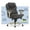 Dark Gray, variant on Pemberly Row Back in Motion Office Chair in Dark Gray Fabric