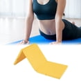 thumbnail image 3 of Three Fold Folding Exercise Mat Foldable Yoga Mat for Training Fitness Workout Yellow Oxford Cloth, 3 of 8