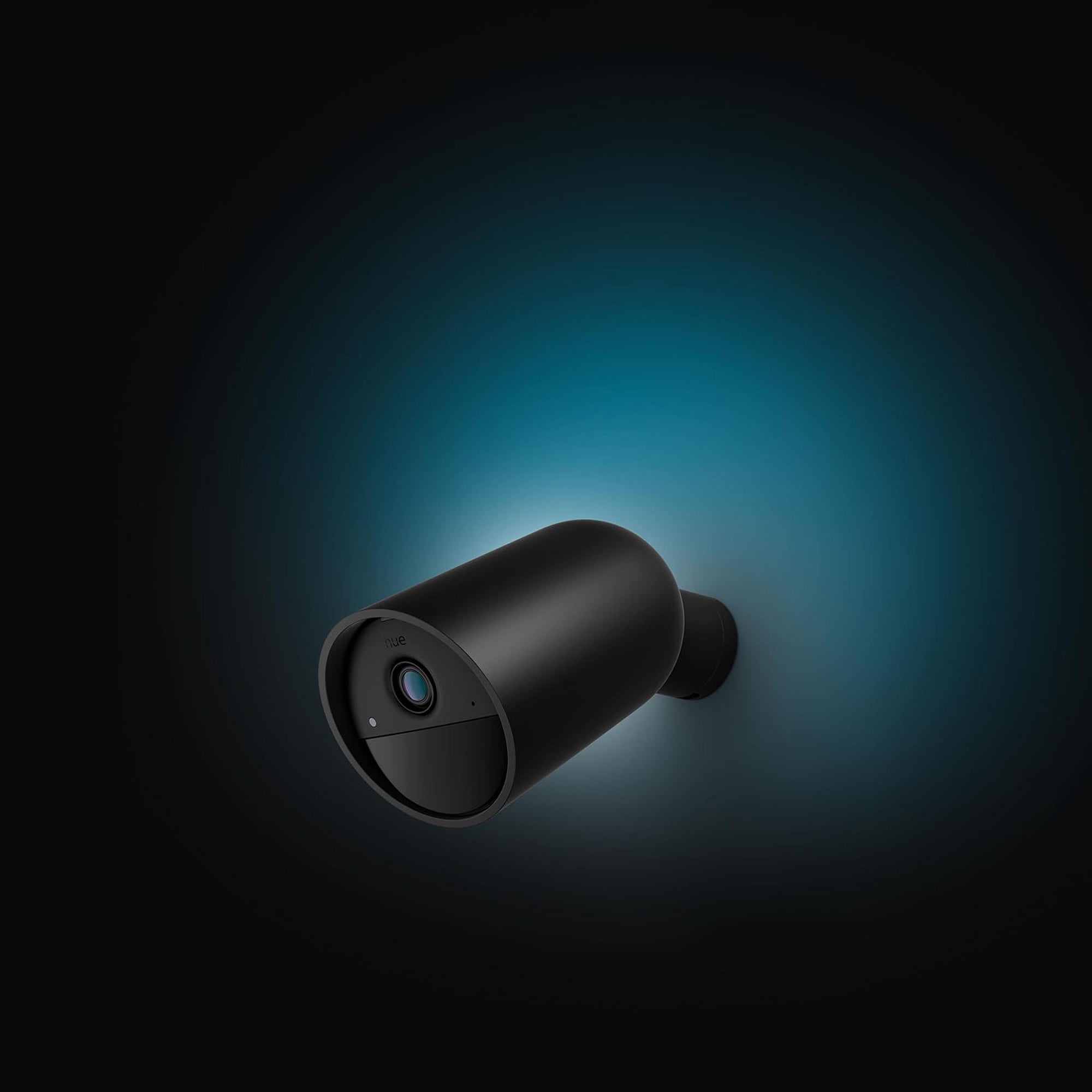 Philips Hue Secure Battery-Powered Smart Security Camera, Black