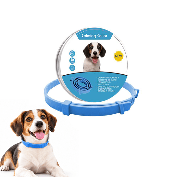 Calmicollar Dual-Pheromone Calming Collar,Waterproof And Adjustable, Comfortable To Wear, Provides Long-Lasting Anxiety Relief, Suitable For Pets' Daily Use