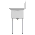 thumbnail image 3 of Koolmore 14x16x11 NSF Stainless Steel Kitchen Prep/Utility Sink in Silver, 3 of 7