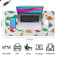 thumbnail image 5 of Long Mouse Pads for Desk,White Cartoon Dinosaurs Pattern Desk Mats on Top Of Desks, Desk Mouse Pad Extra Large with 3mm Non-Slip Base and Stitched Edge for Gaming,Office,Work,Home 31.5"x15.7", 5 of 6
