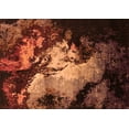 thumbnail image 1 of Ahgly Company Indoor Rectangle Oriental Orange Industrial Area Rugs, 8' x 12', 1 of 4
