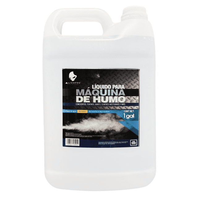 Líquido Máquina Cámara Humo Alienpro Base Agua No Tóxico 1GL
