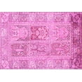 thumbnail image 1 of Ahgly Company Indoor Rectangle Persian Pink Traditional Area Rugs, 8' x 10', 1 of 4