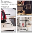 thumbnail image 3 of UPGRATOR 2Ud Soporte De Metal Para Café Soporte De Para Uso En Casa Color Negro, 3 of 8