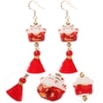 thumbnail image 4 of KAKOWELY 1 par de pendientes de gato de la fortuna para mujer, joyería de moda para las orejas, regalo para niñas y mujeres., 4 of 5