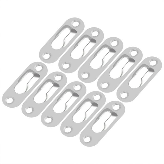 Metal Keyhole Hanger,40 Pcs Silver Tone Silver Tone Metal Picture Hanger Proven Performance