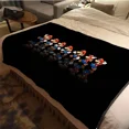 thumbnail image 3 of Manta de felpa suave con diseño de Super Mario de juegos japoneses, manta de franela para sala de estar, dormitorio, cama, sofá, funda de picnic, 3 of 5