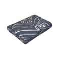 thumbnail image 4 of ZNDUO Japanese Blue Waves Pattern Throw Blanket, Lightweight Cozy Soft Throw Blanket for Couch, 80"x60" Throw Blankets for Bed, 4 of 8